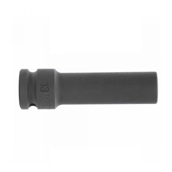 Soquete Impacto Sextavado Longo 13 mm Encaixe 1/2