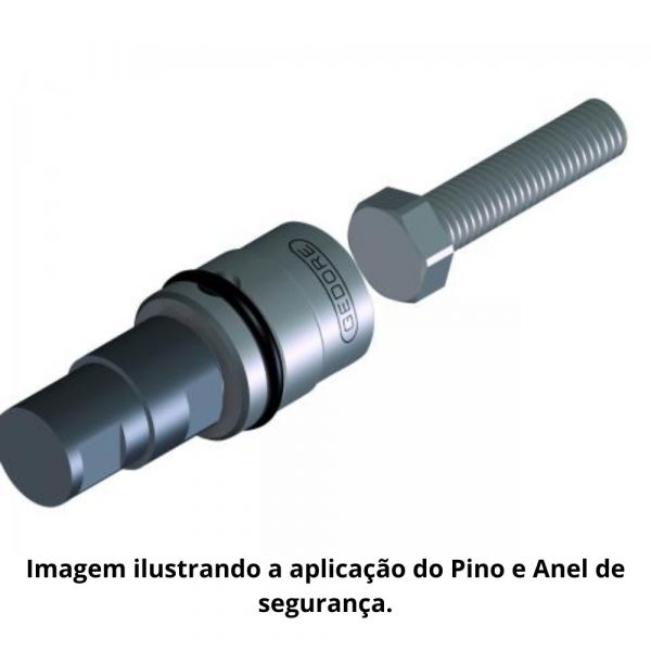 Soquete Sextavado de Impacto 3/4 Pol. 34mm Gedore