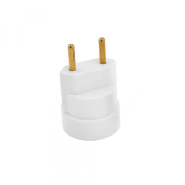 Soquete Termoplástico Branco E27 Adaptador Macho Fertak