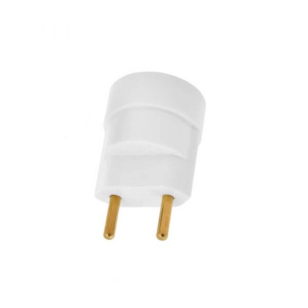 Soquete Termoplástico Branco E27 Adaptador Macho Fertak
