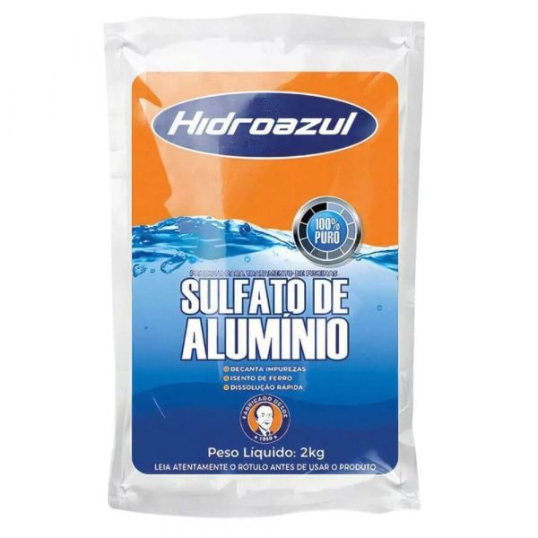 Sulfato De Alumínio 2kg Hidroazul