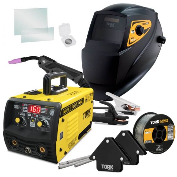 Super Combo Inversora 160A CIMETS 7 160/1K 220V + Mascara MAK Solar 4K Tork