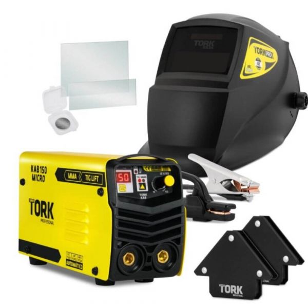 Super Combo Máquina de Solda KAB150 220V + Máscara Tork