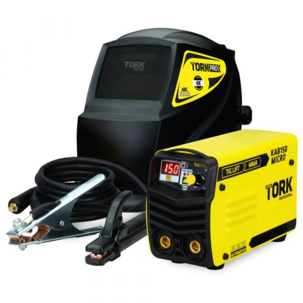 Super Combo Máquina de Solda KAB150 220V + Máscara Tork