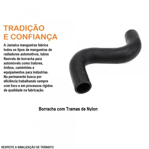 Mangueira Inferior do Radiador 1.6-1.4 1998-2005 Jamaica 