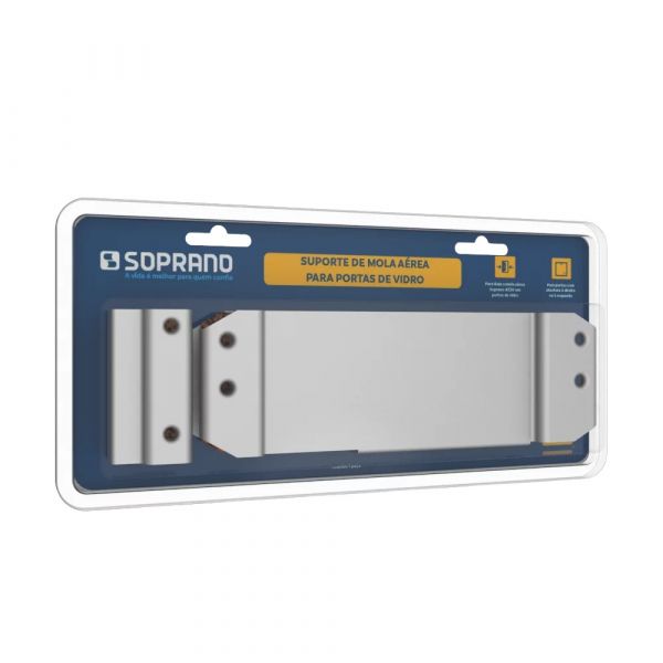 Suporte Mola Aérea para A530 para Vidro Prata Soprano