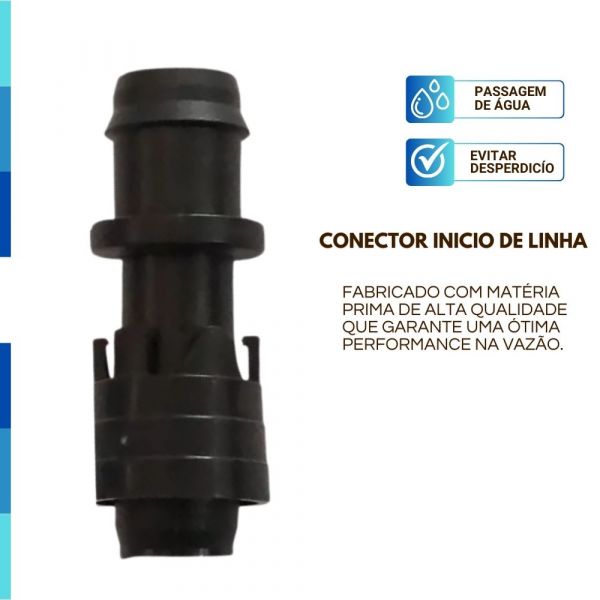 Conector Inicio De Linha 16x16mm Implebras