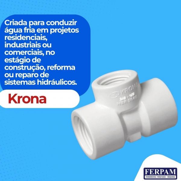 Tê de Redução Roscável 1