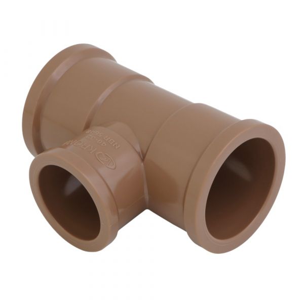 Tê de Redução Soldável 75mm x 60mm Krona