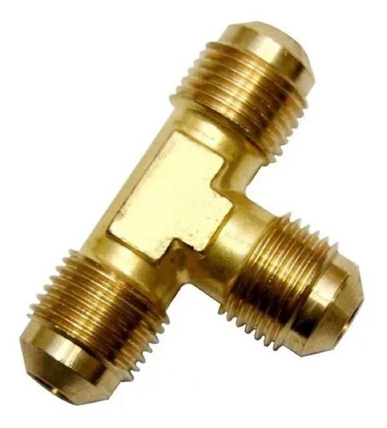 Tê para Gás com Bitola 3/8' Sae BM Drava Usicom