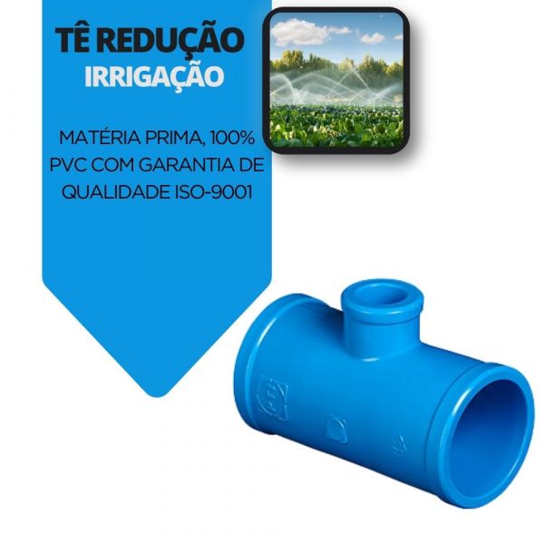 Tê Redução Soldável Irrigação PN80 DN50X32 PTI Conexões