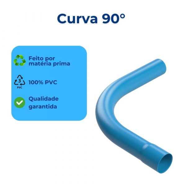 Curva 90° Para Irrigação DN75mm Asperbras