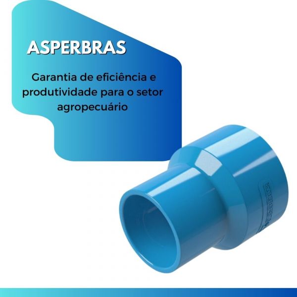 Redução Soldável Irrigação DN50x35mm Asperbras