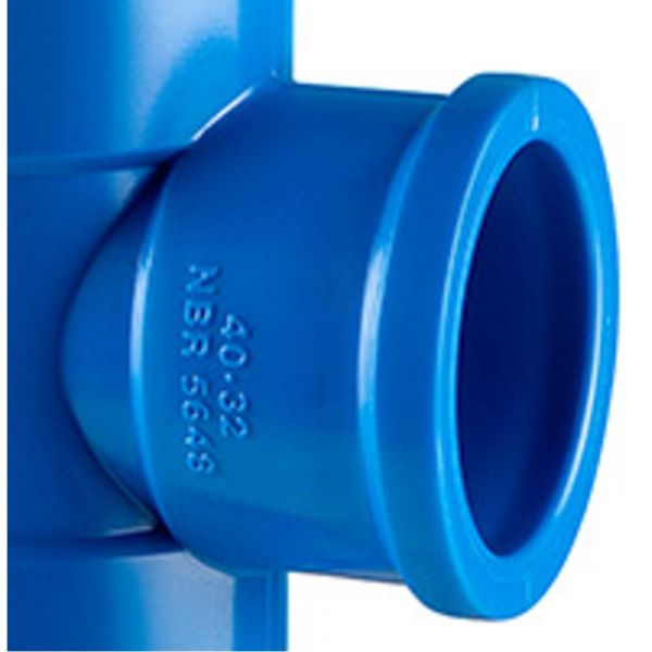 Tê Redução Soldável DN100X50mm Viqua