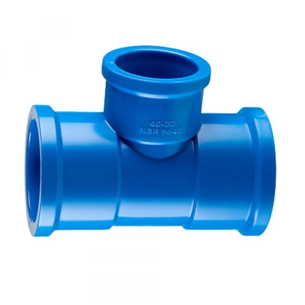 Tê Redução Soldável Irrigação 75x32mm Viqua