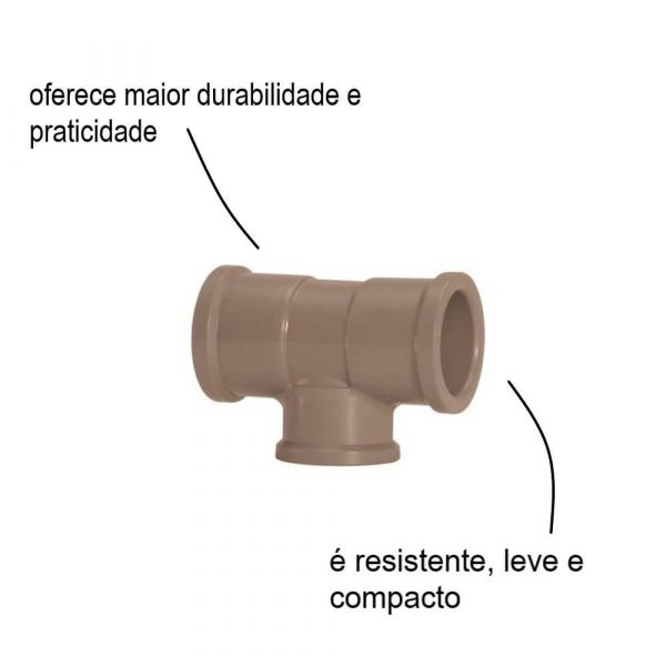 Tê Soldável 20mm Amanco