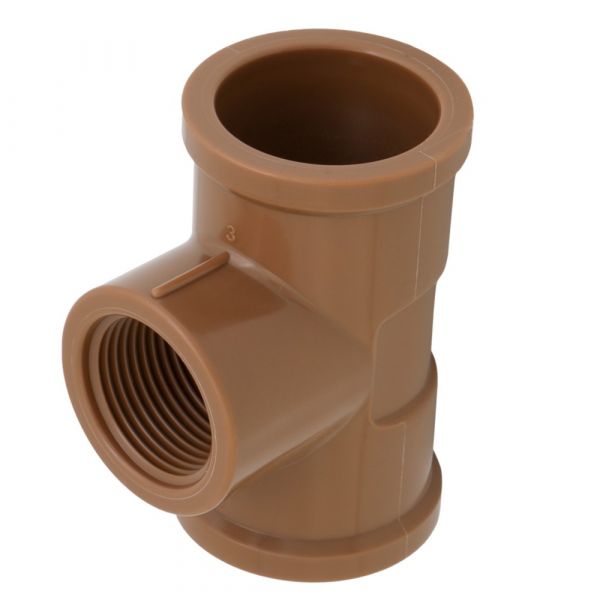 Tê Soldável com Rosca LR 25mm x 1/2 Pol. Krona