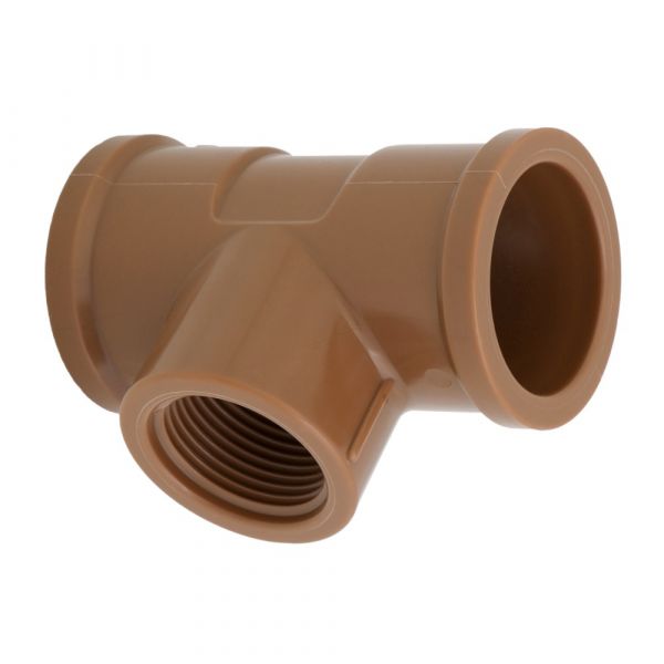 Tê Soldável com Rosca LR 25mm x 1/2 Pol. Krona