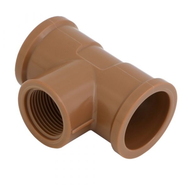 Tê Soldável com Rosca LR 25mm x 3/4 Pol. Krona