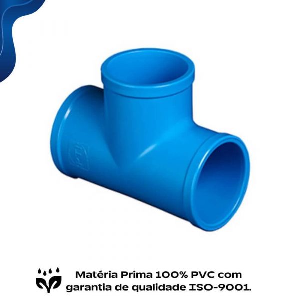 Tê Soldável Irrigação PN125 DN50 PTI Conexões