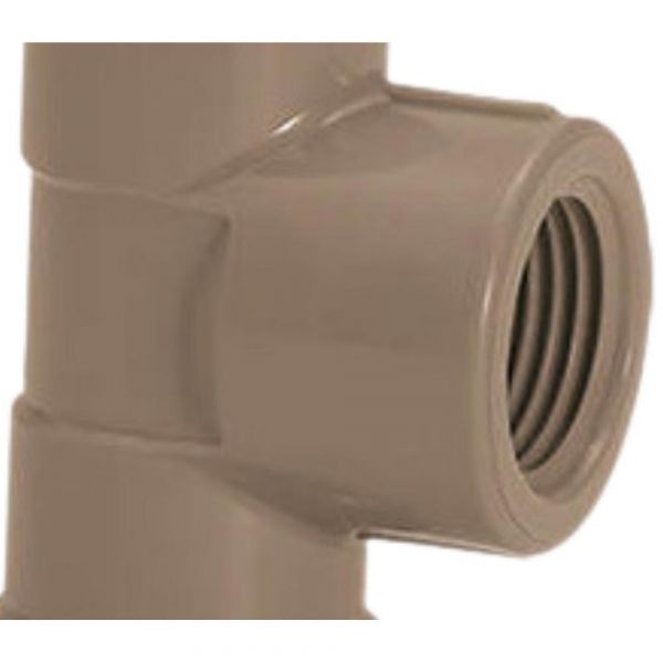 Tê Soldável com Rosca 25mm x 3/4 Pol. Amanco