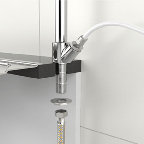 Tê Tipo Y 45º Macho-Fêmea 1/2