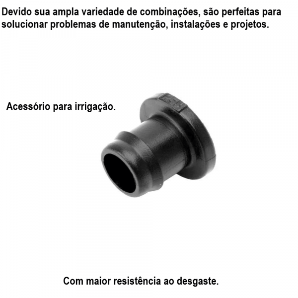 Tampão 16mm com Acabamento para Chula RSB