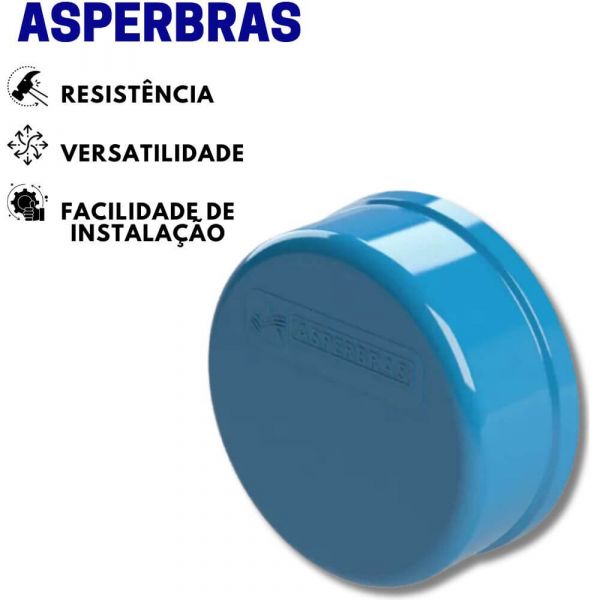 Tampão Final Fêmea CAP para Irrigação 50mm Asperbras 