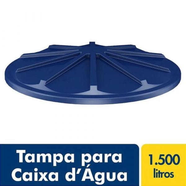 Tampa para Caixa D'Água Polietileno 1.500L Fortlev
