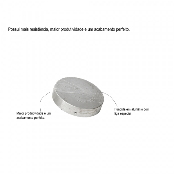 Tampa Para Poço Sem Furo 4” Gabitec