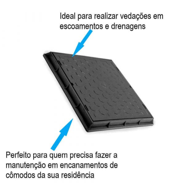 Tampão Plástico 25X25mm Nova Casa