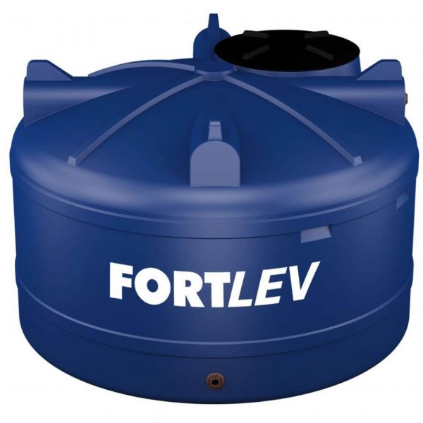 Tanque de Polietileno 2.000 Litros com Rosca e Tampa Fortlev