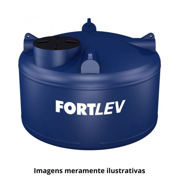 Tanque de Polietileno 5.000 Litros com Tampa de Rosca Fortlev 