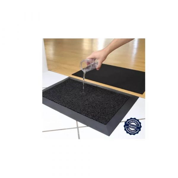Tapete Sanitizante Preto 70 x 100cm Kapazi
