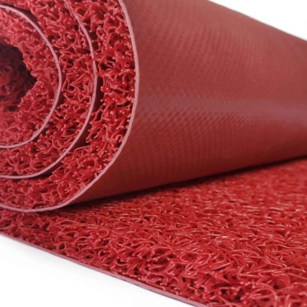 Tapete Vinil Silver 1,20m x 10mm Vermelho Kapazi