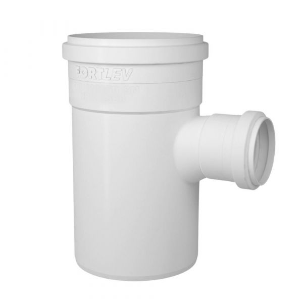 Te de Redução Esgoto 90° DN75 x 50mm Fortlev