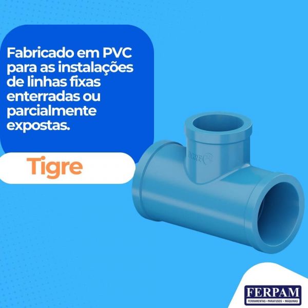 Te Soldável Irrigação DN100x50mm Tigre