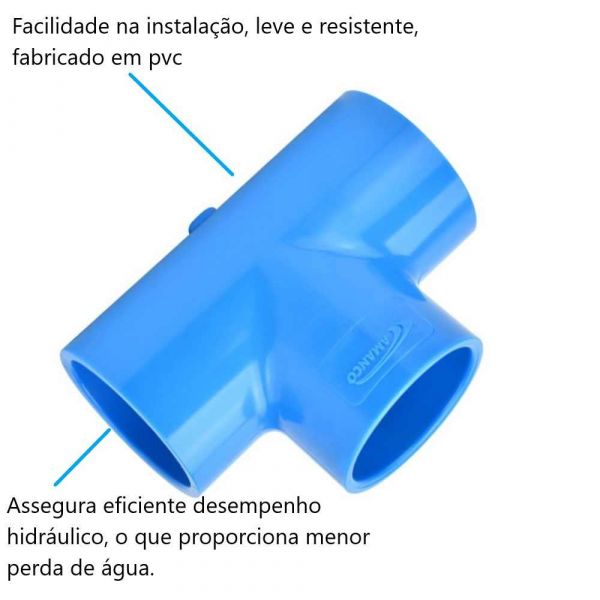 Tê Soldável para Irrigação DN35mm Amanco