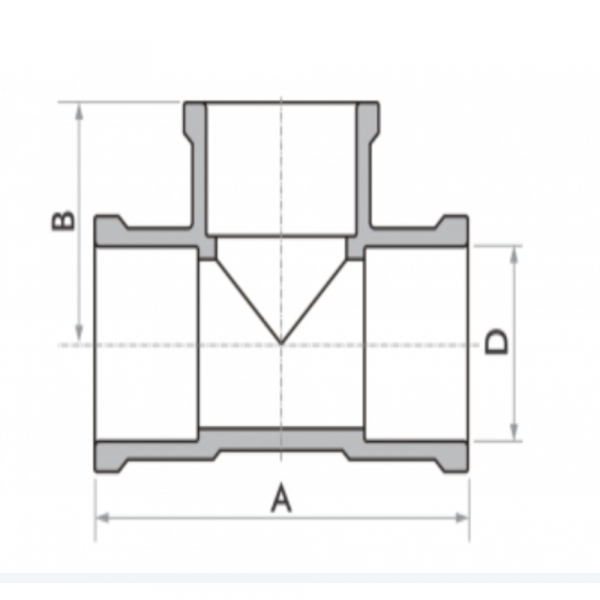 Tê Soldável 60mm Fortlev