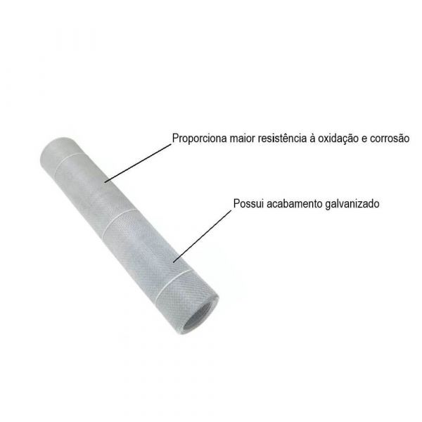 1 Metro Tela Para Peneira Galvanizada M 10 Fio 28 Telas Mm