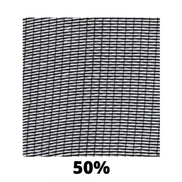 1 Metro Tela Sombreamento Roma 50% Rolo 1,5m Roma