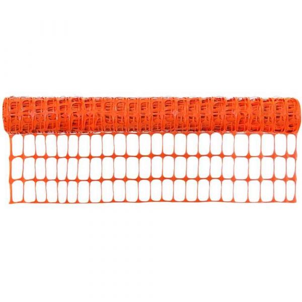 1 Rolo de Tela Tapume Laranja 1,20mx50m Plastcor