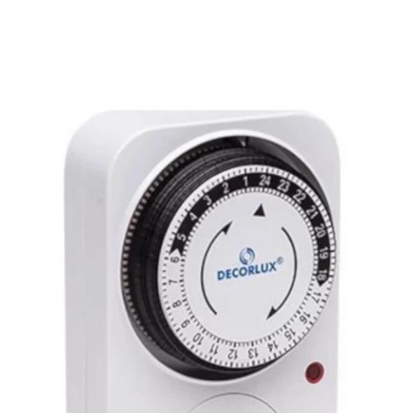 Temporizador Analógico 240V 10A Bivolt Decorlux