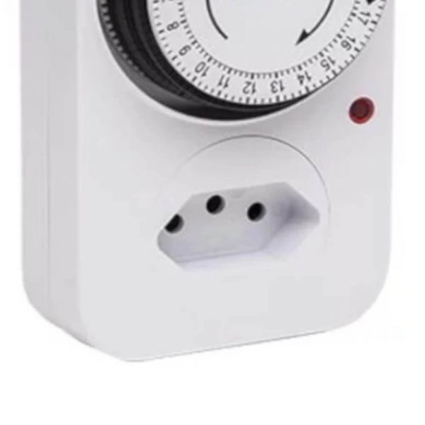 Temporizador Analógico 240V 10A Bivolt Decorlux