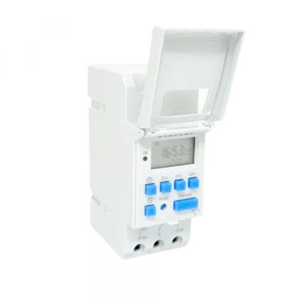 Temporizador Digital para Trilho DIN35 127-220V 16A Decorlux