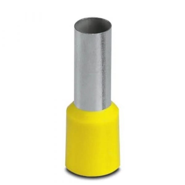 Terminal Ilhós Simples Tubular 25mm 89A Amarelo Decorlux