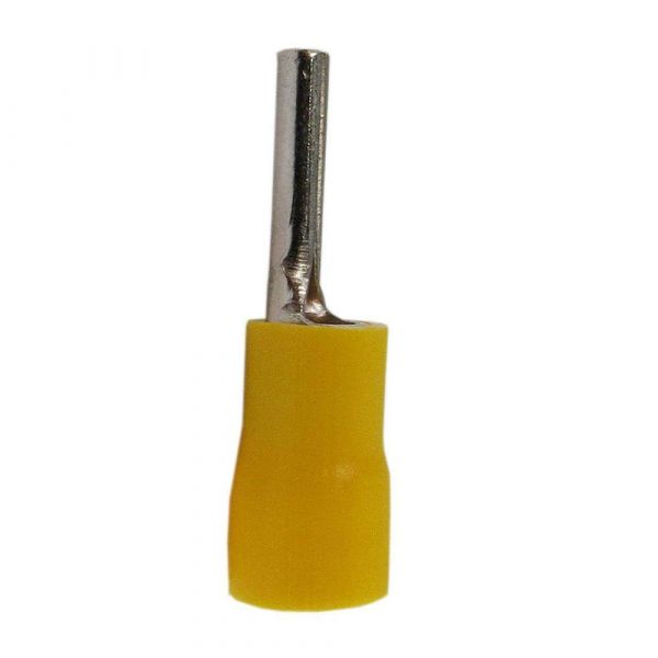 Terminal Pino Isolado Amarelo 4,0 a 6,0mm Lukma