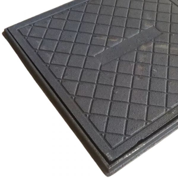 Tampão T40 Quadrada Simples Aro 45x45 TP 40X 40 Santa Bárbara