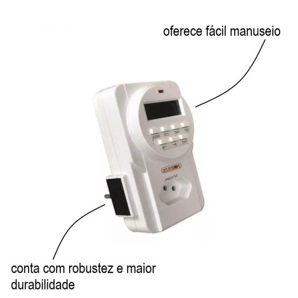 Timer Temporizador Digital Programável Foxlux