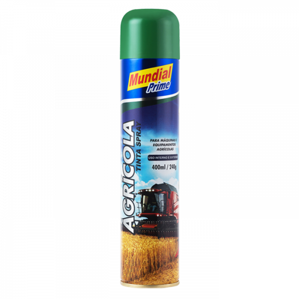 Tinta Spray Agrícola Verde 400ml Mundial Prime